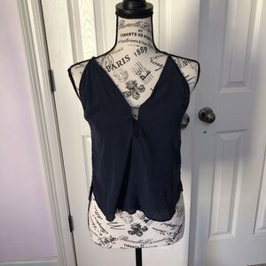 Intimately Free People XS 100% Silk V-Neck Tank Top